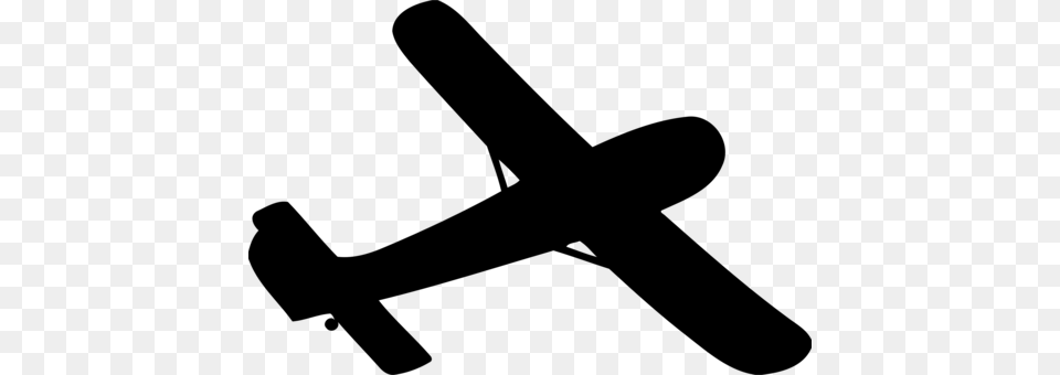 Airplane Glider Drawing Line Art Hang Gliding, Gray Free Png Download