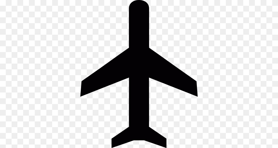 Airplane Icon, Cross, Symbol, Aircraft, Airliner Free Png Download