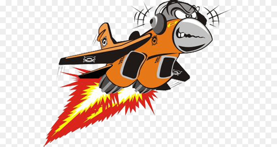 Airplane Jet Aircraft Fighter Aircraft Cartoon Cartoon Fighter Jet, Transportation, Vehicle, Art, Graphics Free Png Download