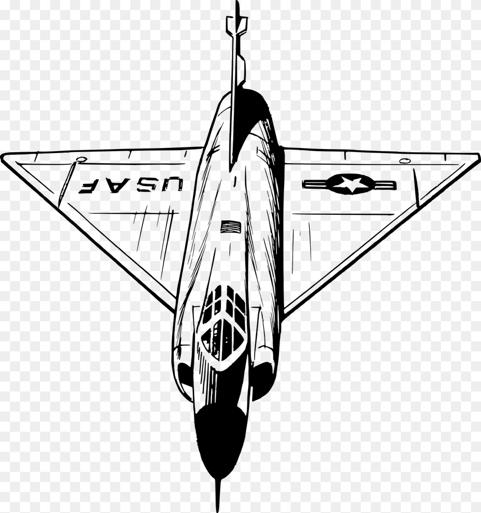 Airplane Jet Aircraft Fighter Aircraft Military Aircraft Delta Wing, Gray Free Png