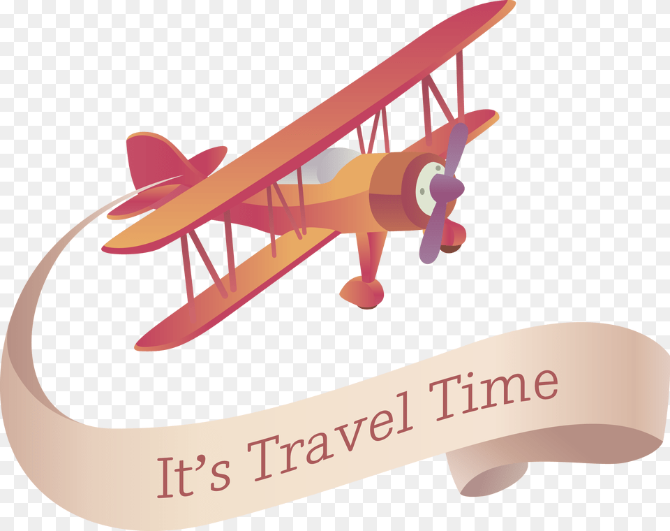 Airplane Logo Time Plane Transprent Portable Network Graphics, Aircraft, Biplane, Transportation, Vehicle Free Png