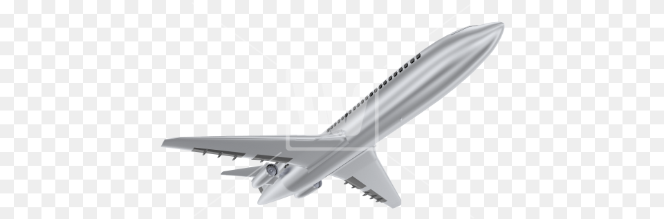 Airplane On The Sky Plane Render, Aircraft, Transportation, Vehicle, Airliner Free Transparent Png