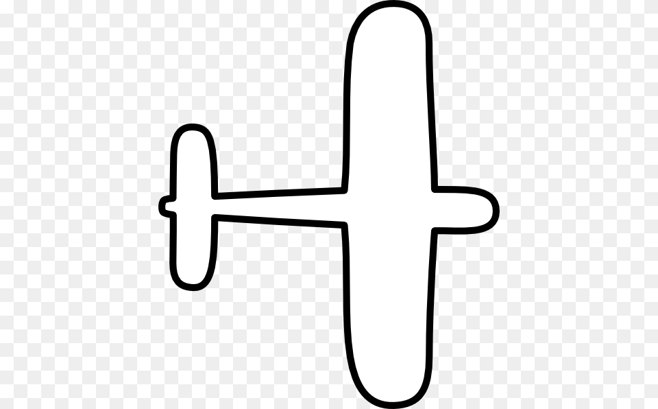 Airplane Outline Clip Art Png Image