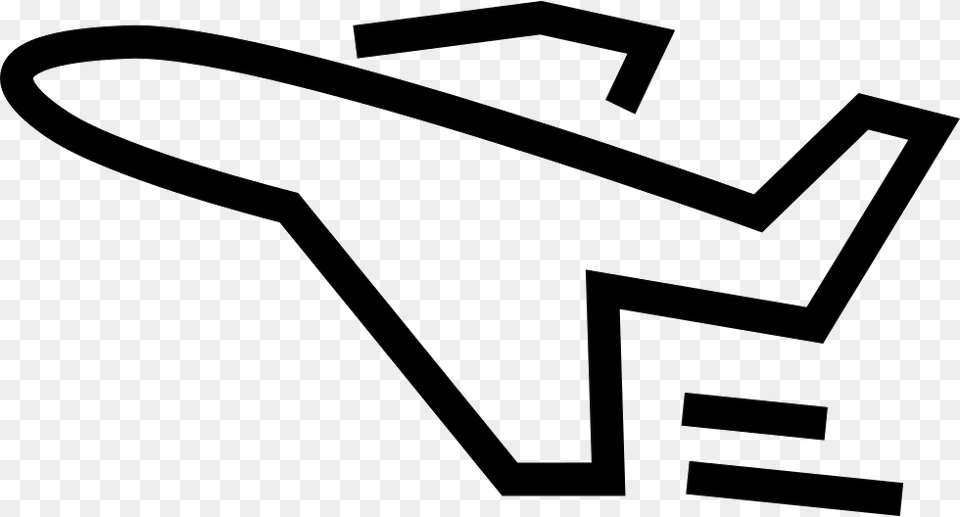 Airplane Outline Pointing Left Logo De Avio, Clothing, Hat, Stencil, Aircraft Free Transparent Png