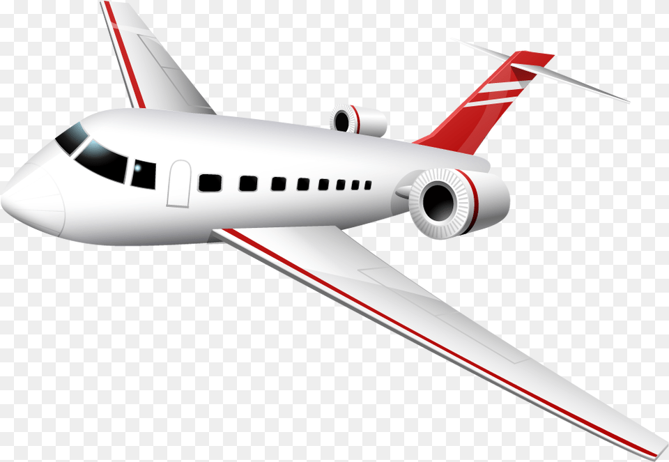 Airplane Plane Aircraft Cartoon Free Hq Clipart Transparent Background Airplane, Airliner, Jet, Transportation, Vehicle Png