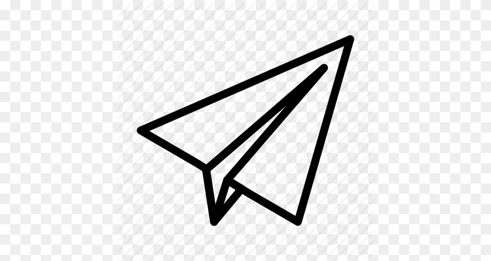 Airplane Plane Space Telegram Icon, Triangle Png Image