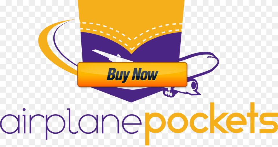 Airplane Pockets Logo4 Orange Buy Now Button, Logo, Weapon, Advertisement Free Png