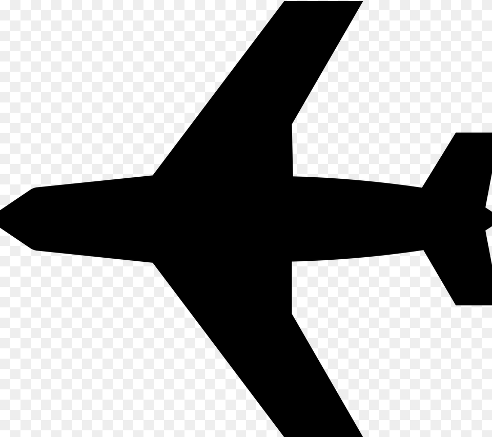 Airplane Roadsign 2 Clip Arts Clear Background Airplane Clipart Gray Free Transparent Png
