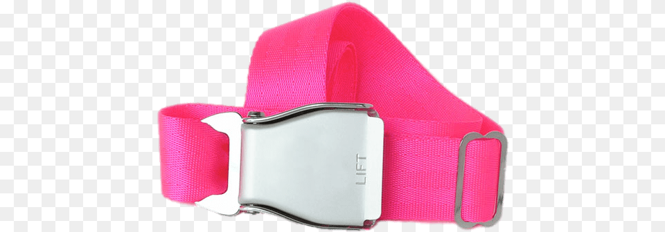Airplane Seat Belt Neon Pink, Accessories, Buckle, Bag, Handbag Png