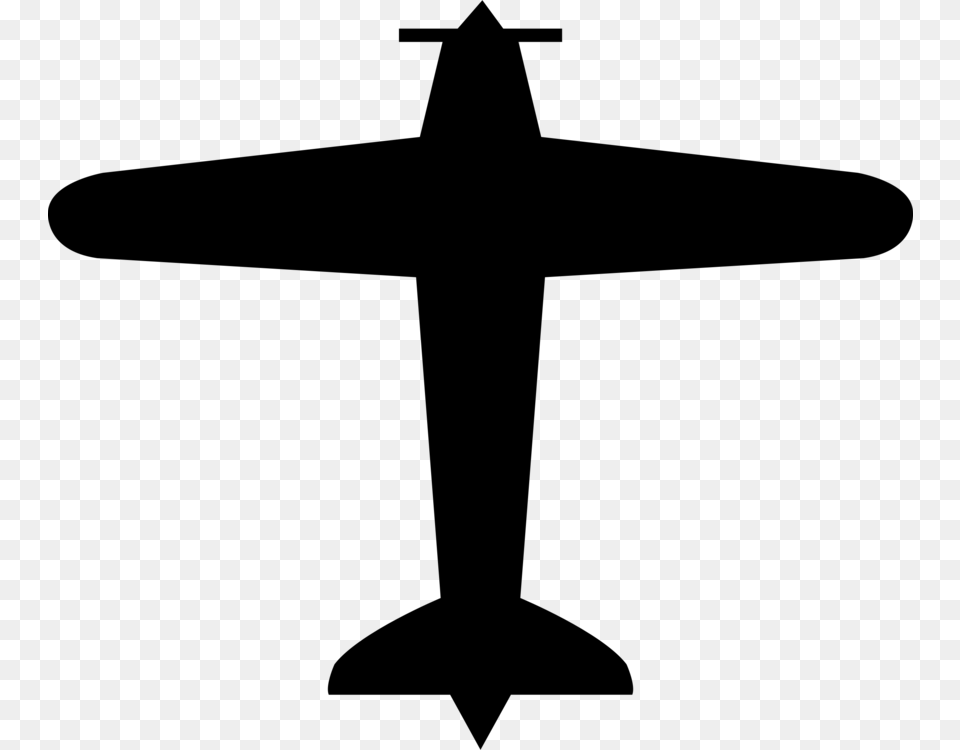 Airplane Second World War Aircraft Aviation Supermarine Spitfire, Gray Free Png