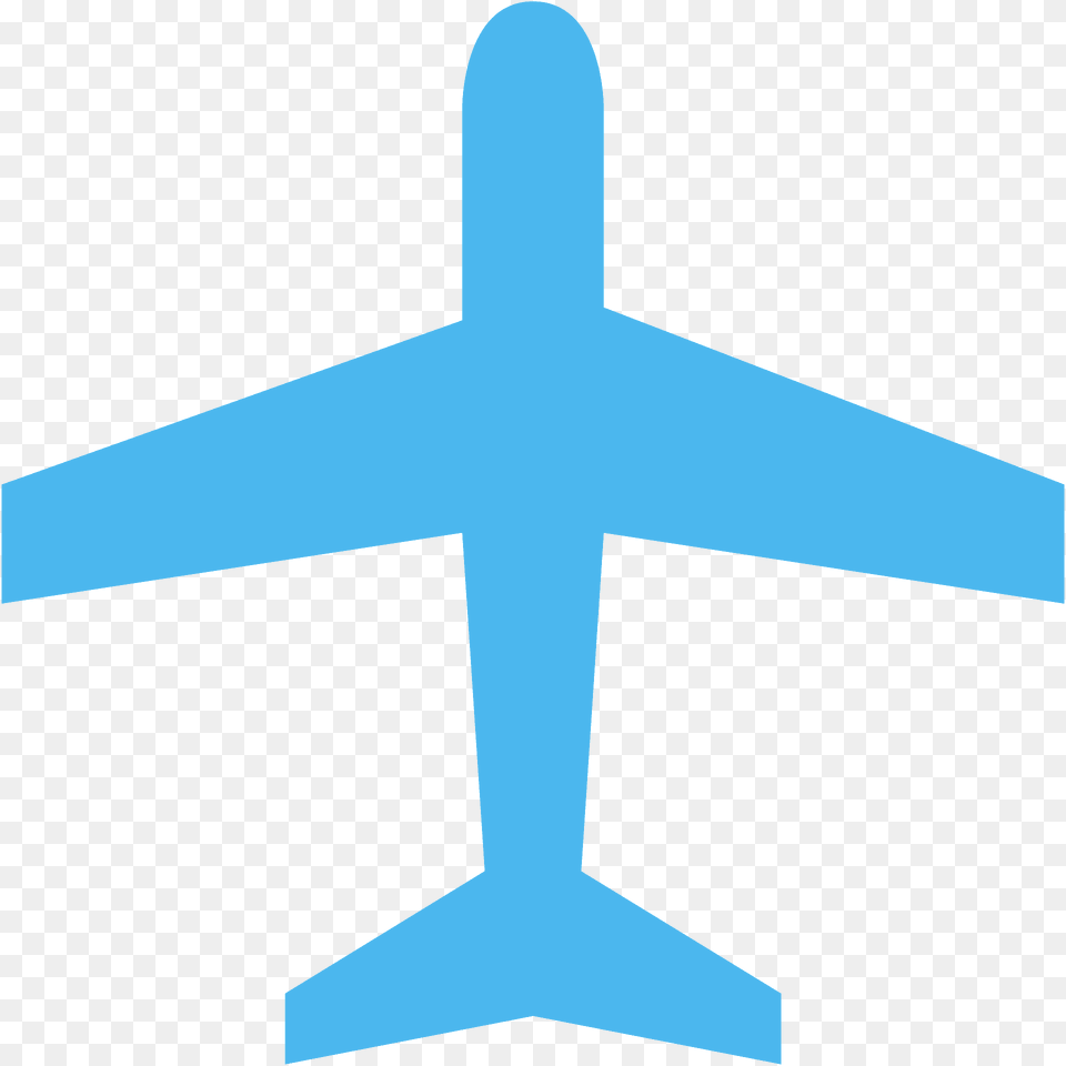 Airplane Sign Silhouette, Aircraft, Airliner, Transportation, Vehicle Free Png Download