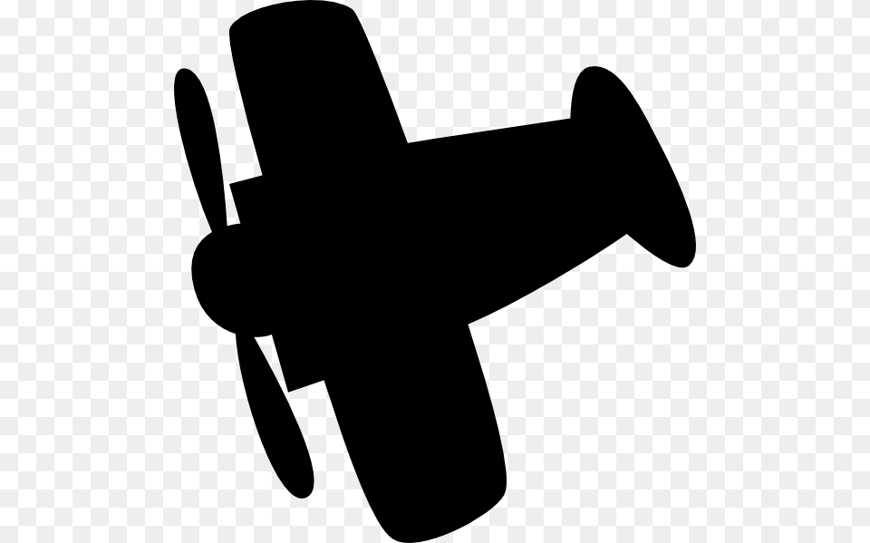 Airplane Silhouette Clip Art, Stencil Free Png Download