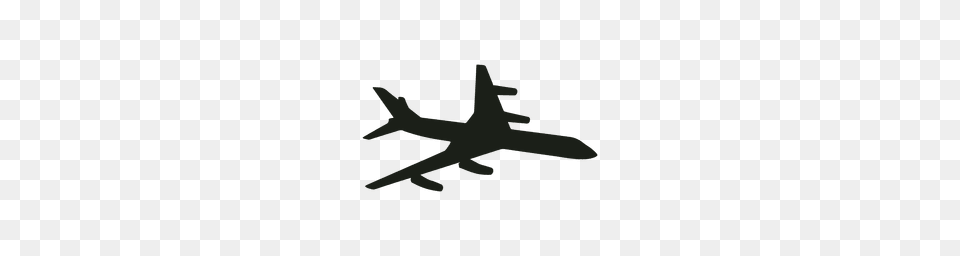 Airplane Silhouette Clipart Clipart, Aircraft, Airliner, Transportation, Vehicle Free Transparent Png