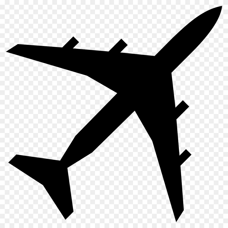 Airplane Taking Off Clip Art, Gray Free Transparent Png