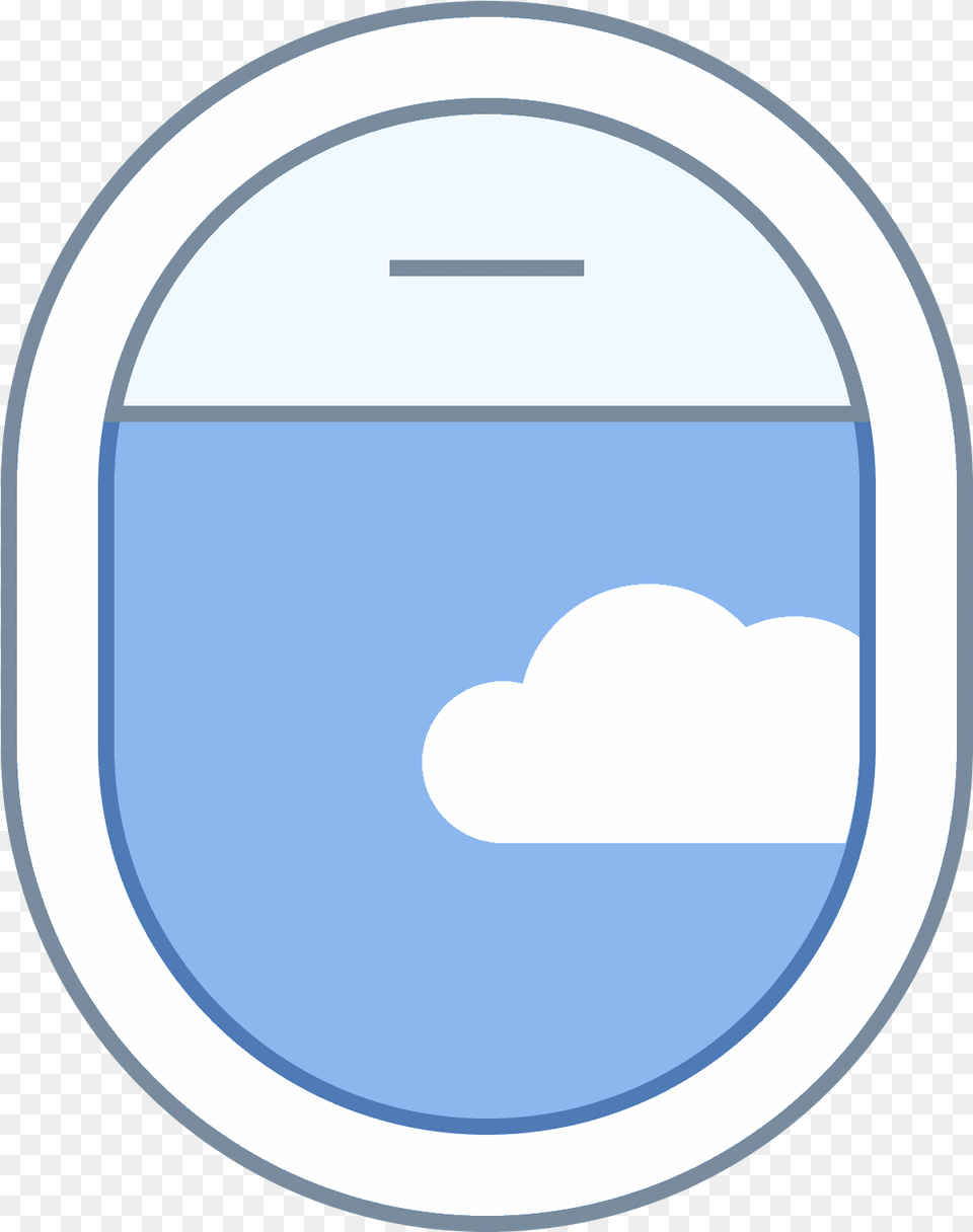 Airplane Window Open Icon Circle, Disk Free Transparent Png