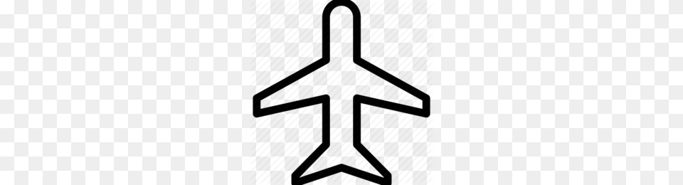 Airplane Wings Clip Art Clipart, Symbol, Cross Free Transparent Png