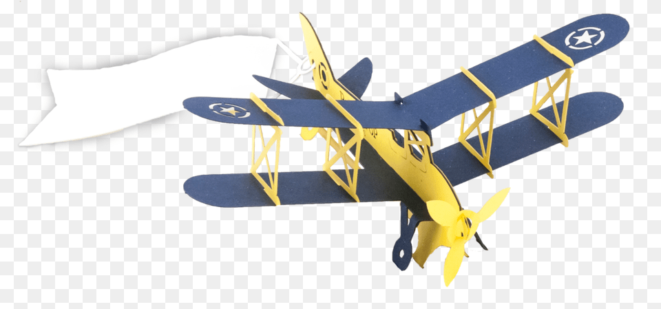 Airplane With Banner Airplane With Banner Popup Card, Aircraft, Transportation, Vehicle, Biplane Png