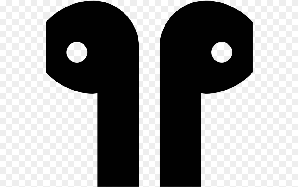 Airpods Icons Text Symbol Headphones Computer Icon, Gray Free Transparent Png