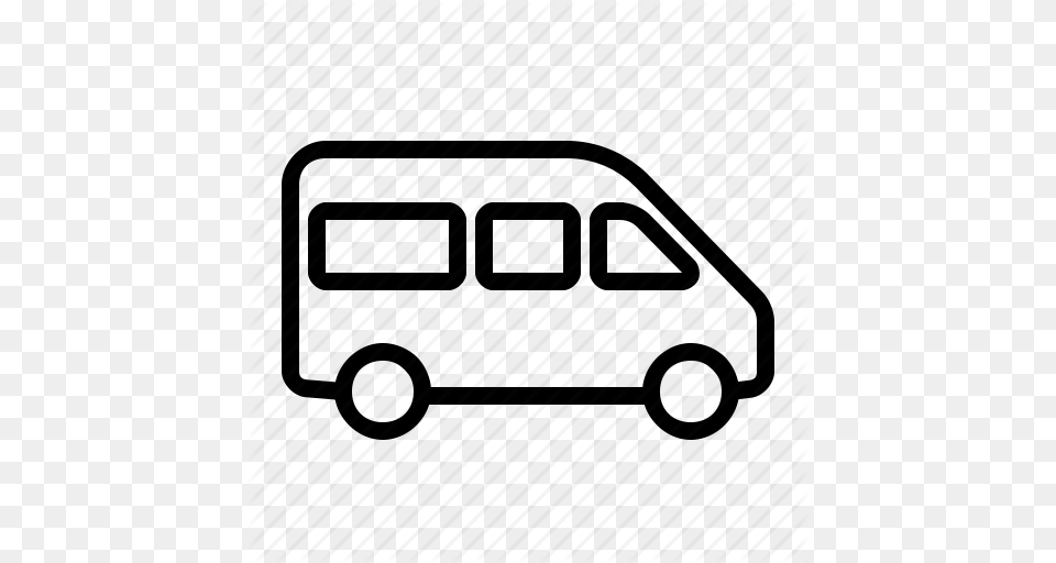Airport Bus Public Shuttle Icon, Minibus, Transportation, Van, Vehicle Free Transparent Png