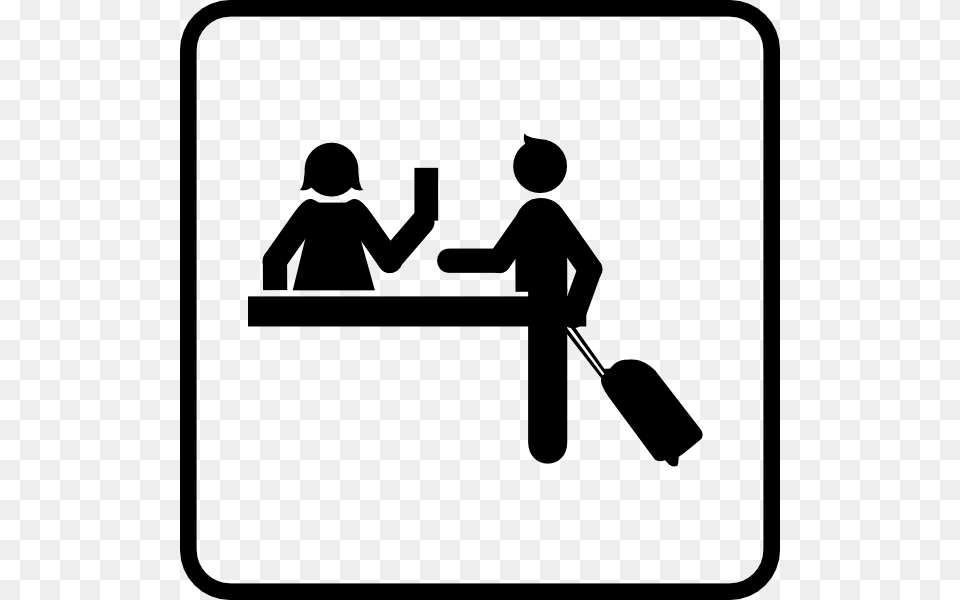 Airport Check In Counter Clipart, Gray Free Transparent Png
