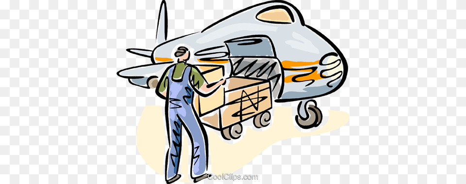 Airport Employee Loading Luggage Royalty Vector Clip Art, Box, Package, Cardboard, Carton Free Transparent Png