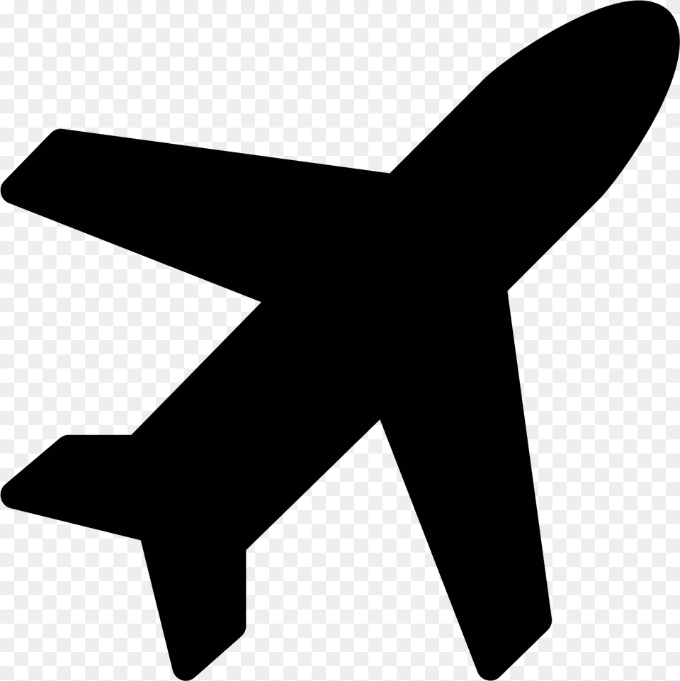 Airport Filled Icon Airplane Mode Icon, Gray Png Image