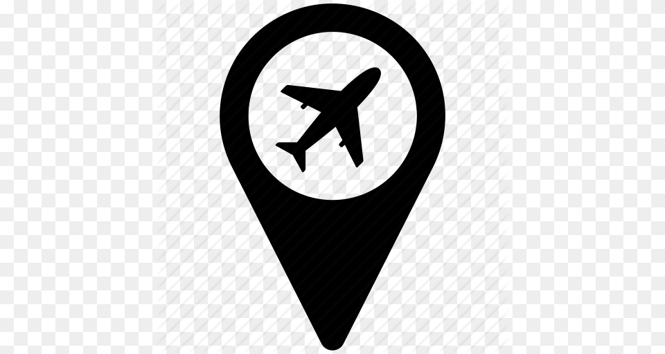 Airport Flight Location Travel Icon, Symbol, Star Symbol Free Png