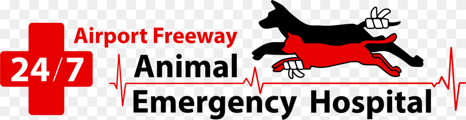 Airport Freeway Animal Emergency Hospital Hospital Emergency Sign 24, Logo, Symbol, Canine, Dog Png Image