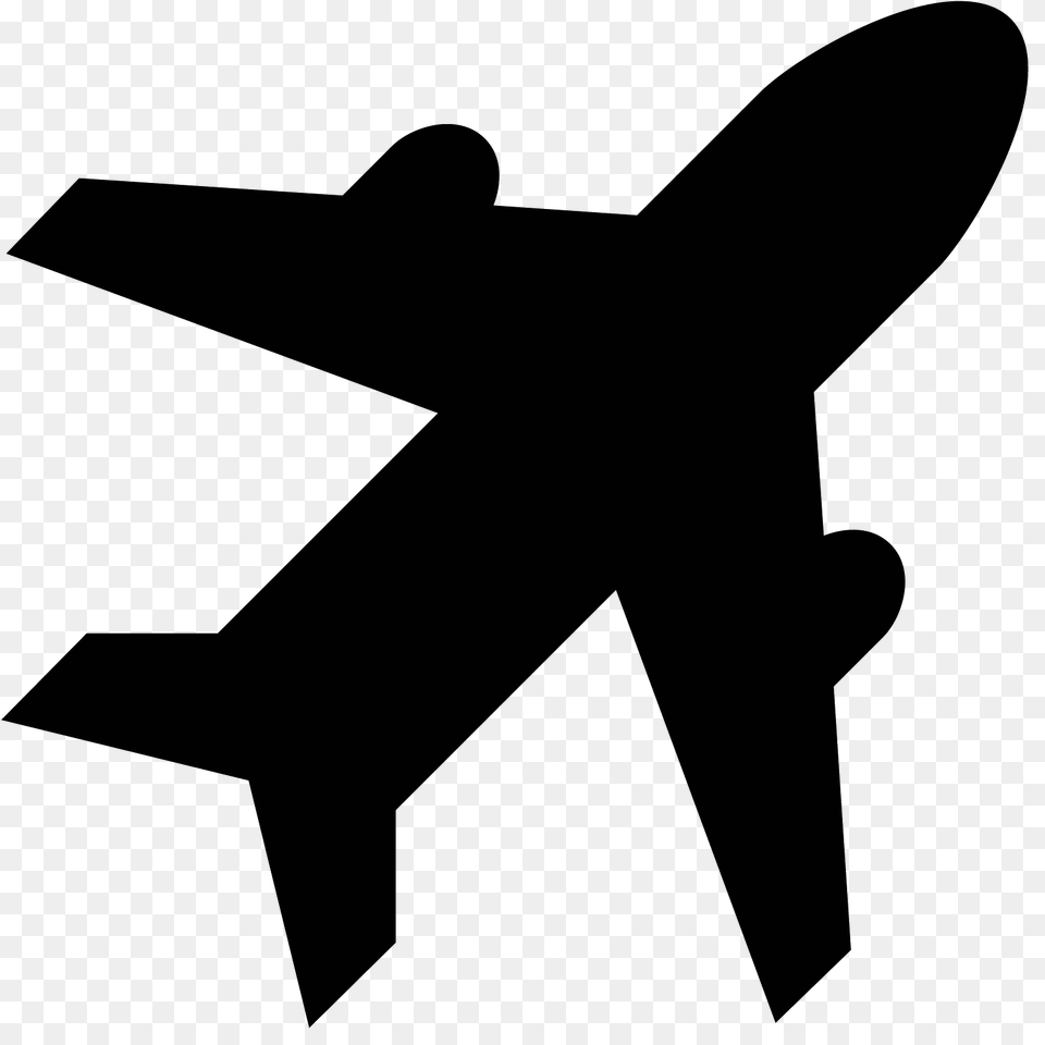 Airport Icon, Gray Png