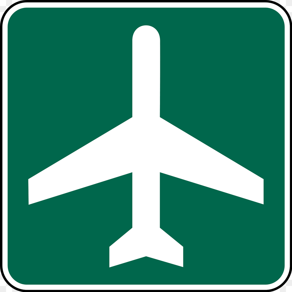 Airport Sign Clipart, Symbol, First Aid, Road Sign Free Png