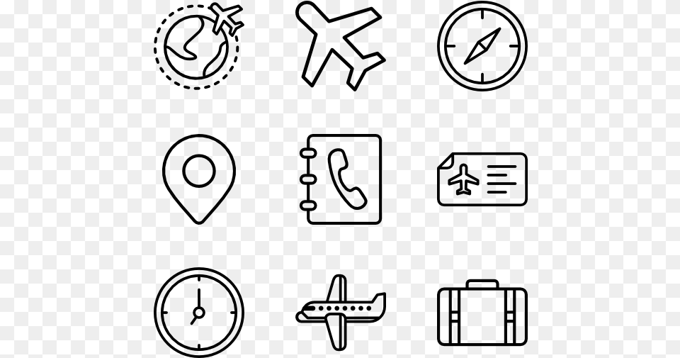 Airport Vector Login Icon, Gray Png