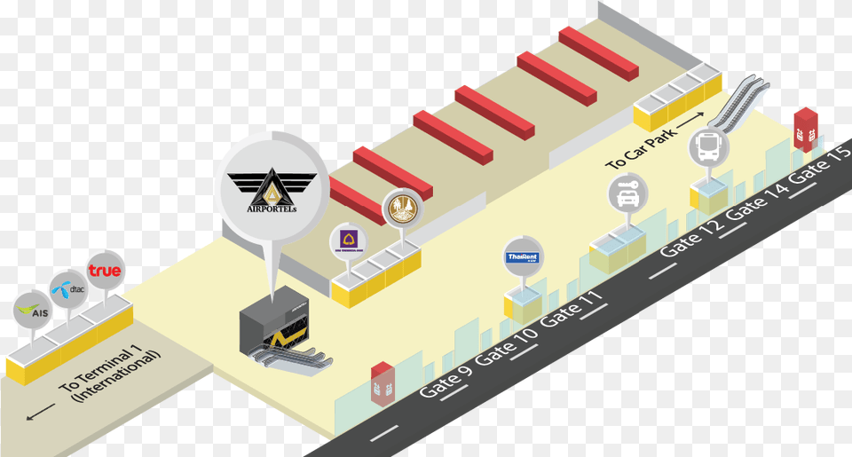 Airportels Dmk Map Forweb 02 Airportels Luggage Delivery Amp Luggage Storage, Dynamite, Weapon, Terminal Free Png