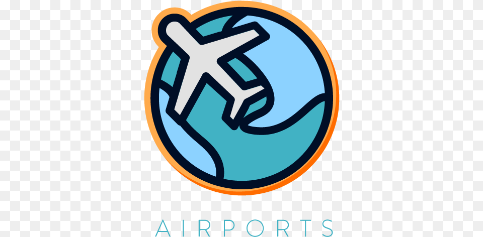 Airports Near Inman Emblem, Electronics, Hardware, Logo, Ammunition Free Transparent Png