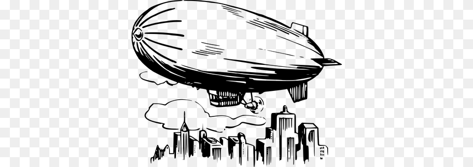 Airship Gray Png Image