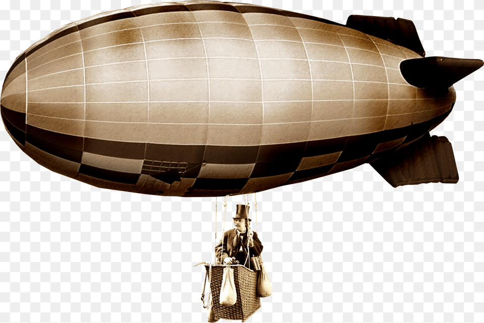 Airship Airship, Aircraft, Vehicle, Transportation, Woman Png