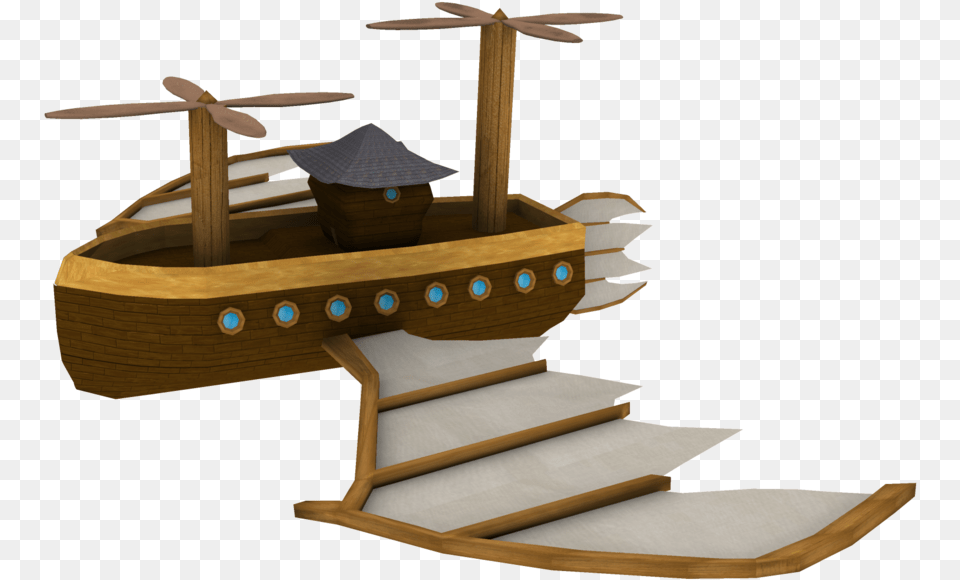 Airship Transparent Fantasy Airship Transparent, Furniture, Plywood, Wood, Bed Free Png