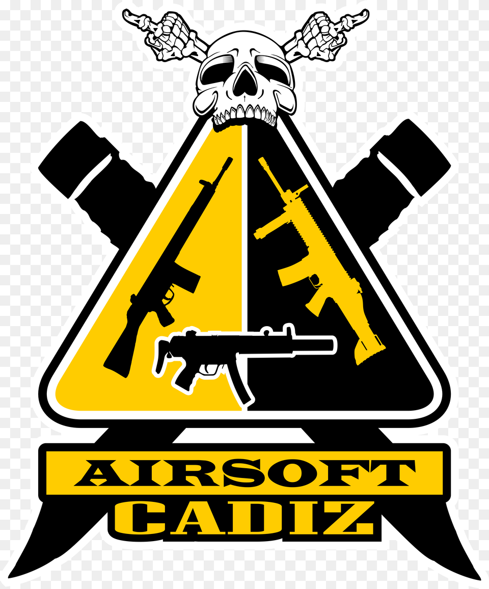 Airsoft Cadiz Airsoft Logo, Weapon, Emblem, Symbol, Gun Png