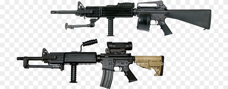 Airsoft Colt Light Support Weapon, Firearm, Gun, Machine Gun, Rifle Free Png Download