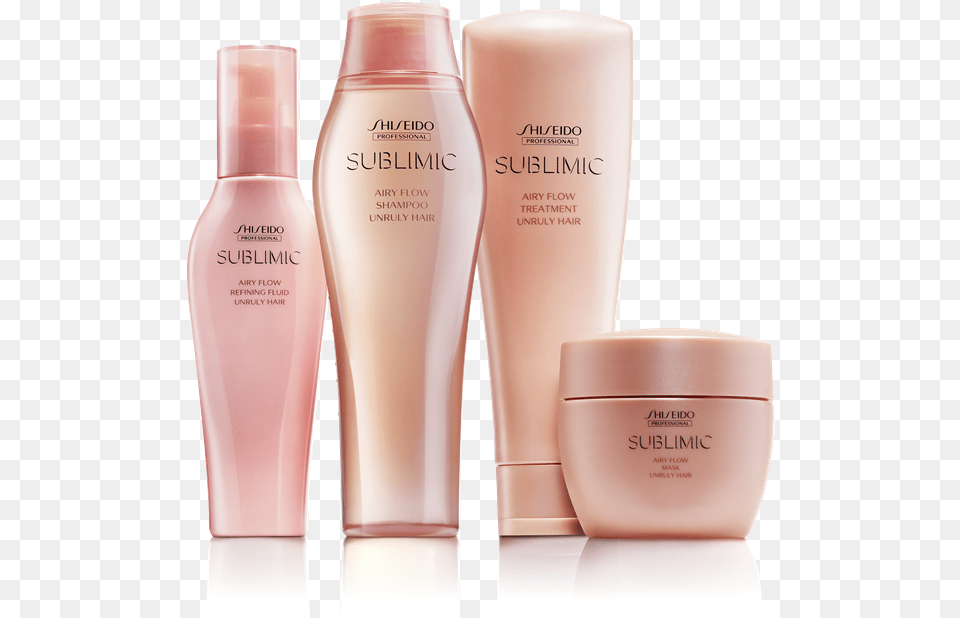 Airy Flow Line Sublimic Shiseido, Bottle, Lotion, Beverage, Cosmetics Free Png Download