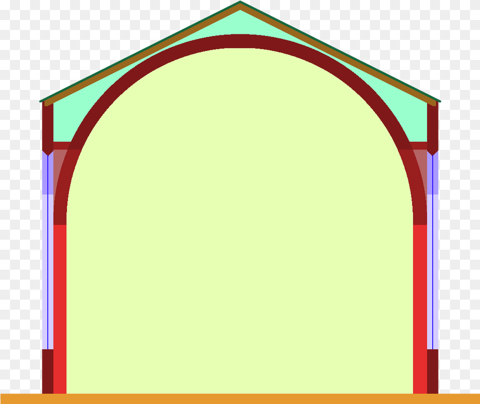 Aisleless Church With Barrel Vault Staffelkirche, Arch, Architecture, Tomb, Gravestone Free Png