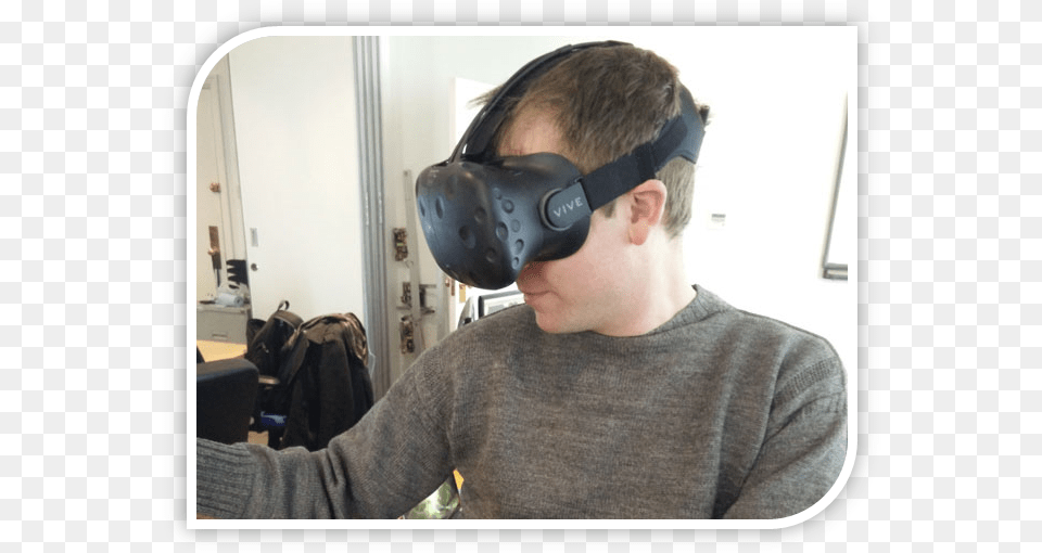 Aisolve Gets Hands On With The Htc Vive Headphones, Accessories, Goggles, Vr Headset Free Png