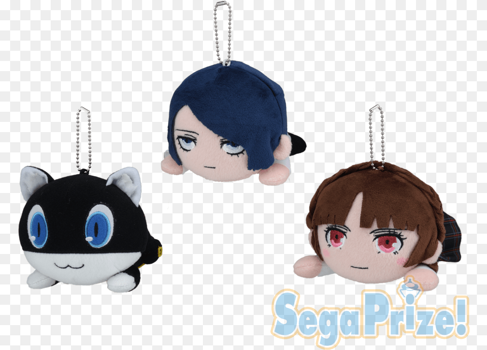 Aitaikuji Persona 5 Sega Prize Nesoberi Lying Down Plush Persona 5 Nesoberi Plush, Toy, Accessories, Earring, Jewelry Free Transparent Png