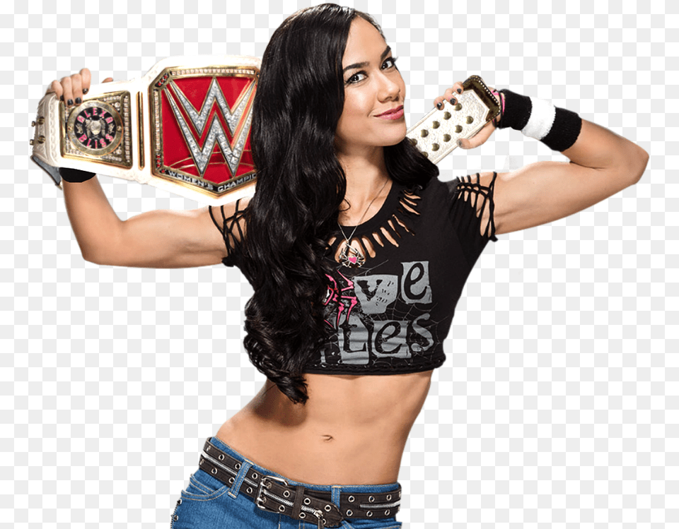 Aj Lee Raw Women39s Champion, Adult, Female, Person, Woman Free Png Download