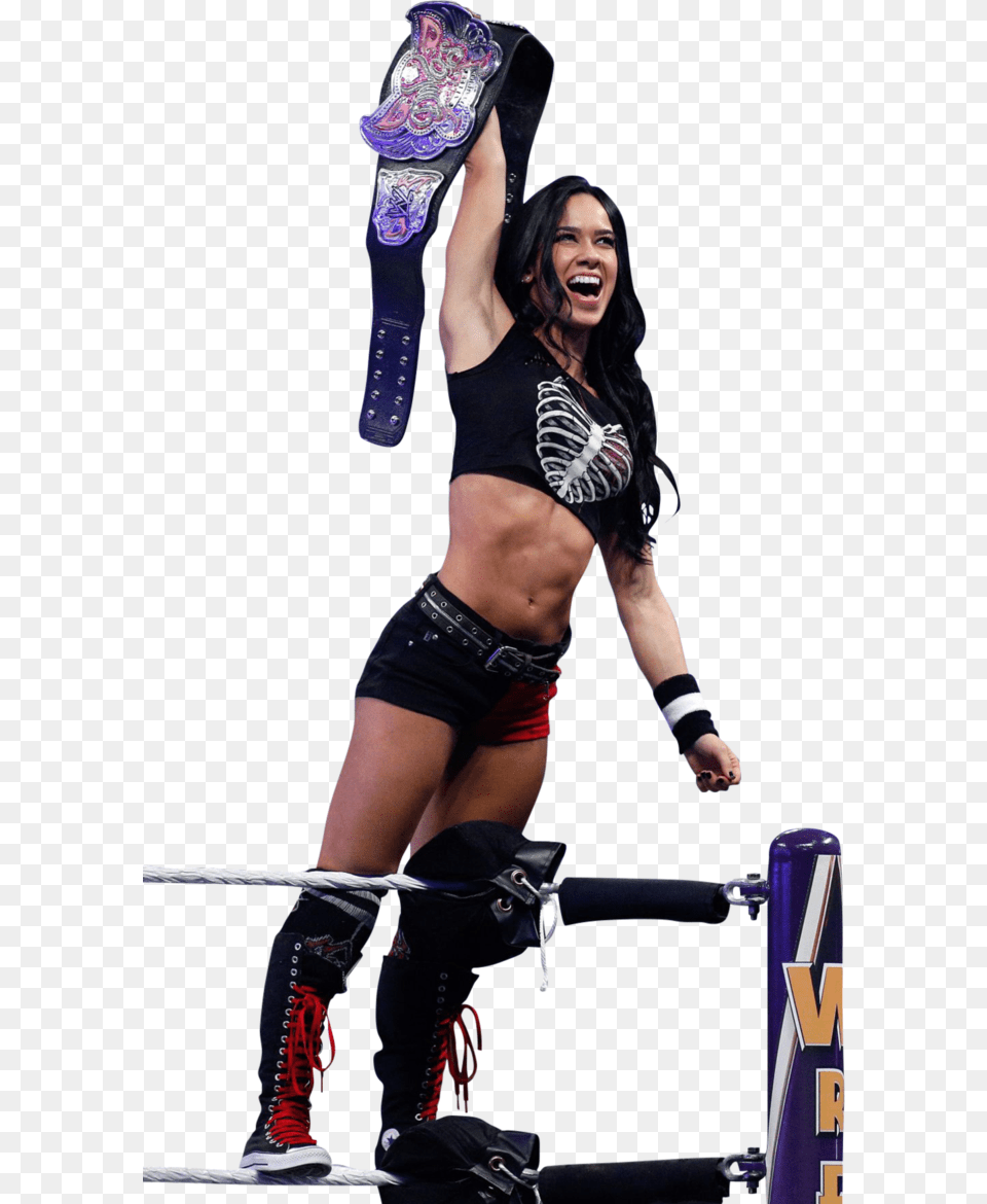 Aj Lee Wrestlemania 2014 By Wwedivasfan4life D7q3wa5 Aj Lee Divas Championship, Clothing, Shoe, Footwear, Adult Png