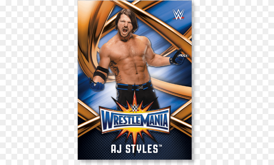 Aj Styles 2017 Wwe Road To Wrestlemania Wrestlemania Triple H 2017 Wallpaper Hd, Adult, Person, Man, Male Free Transparent Png