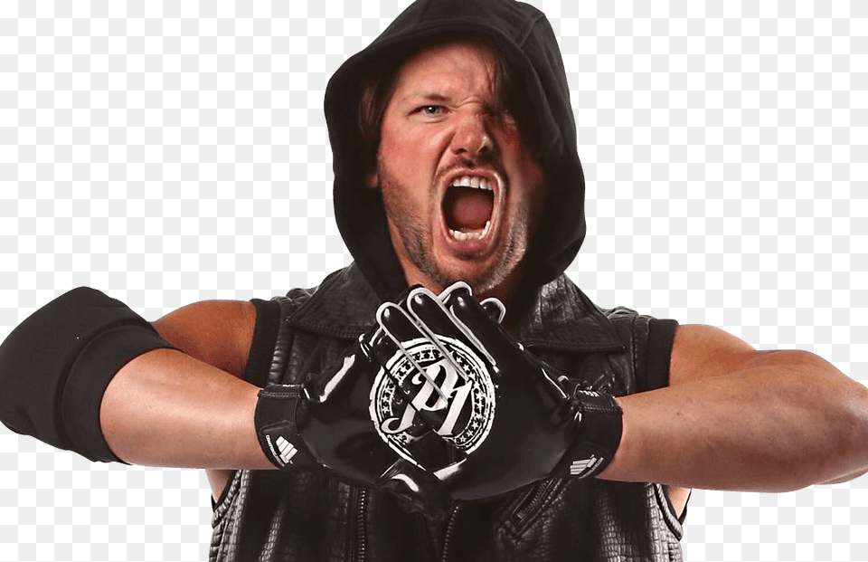 Aj Styles, Head, Person, Face, Angry Free Png Download