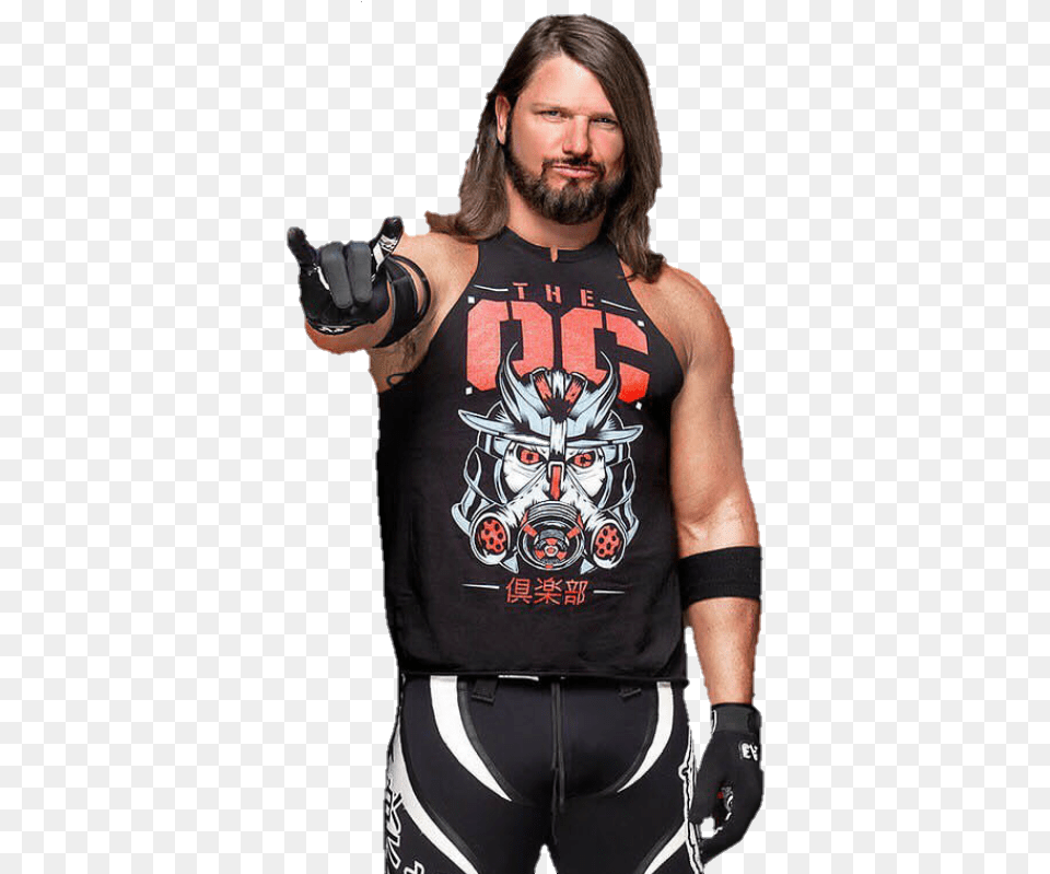 Aj Styles, Clothing, T-shirt, Hand, Body Part Png Image
