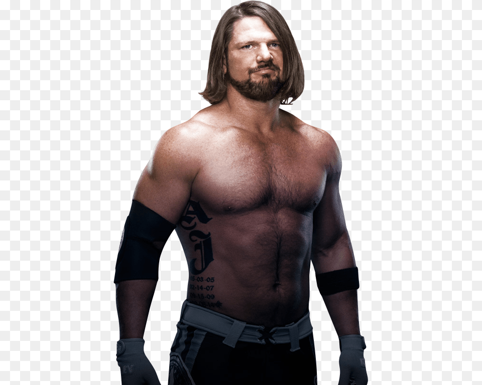 Aj Styles Image Aj Styles En, Beard, Person, Face, Head Free Png