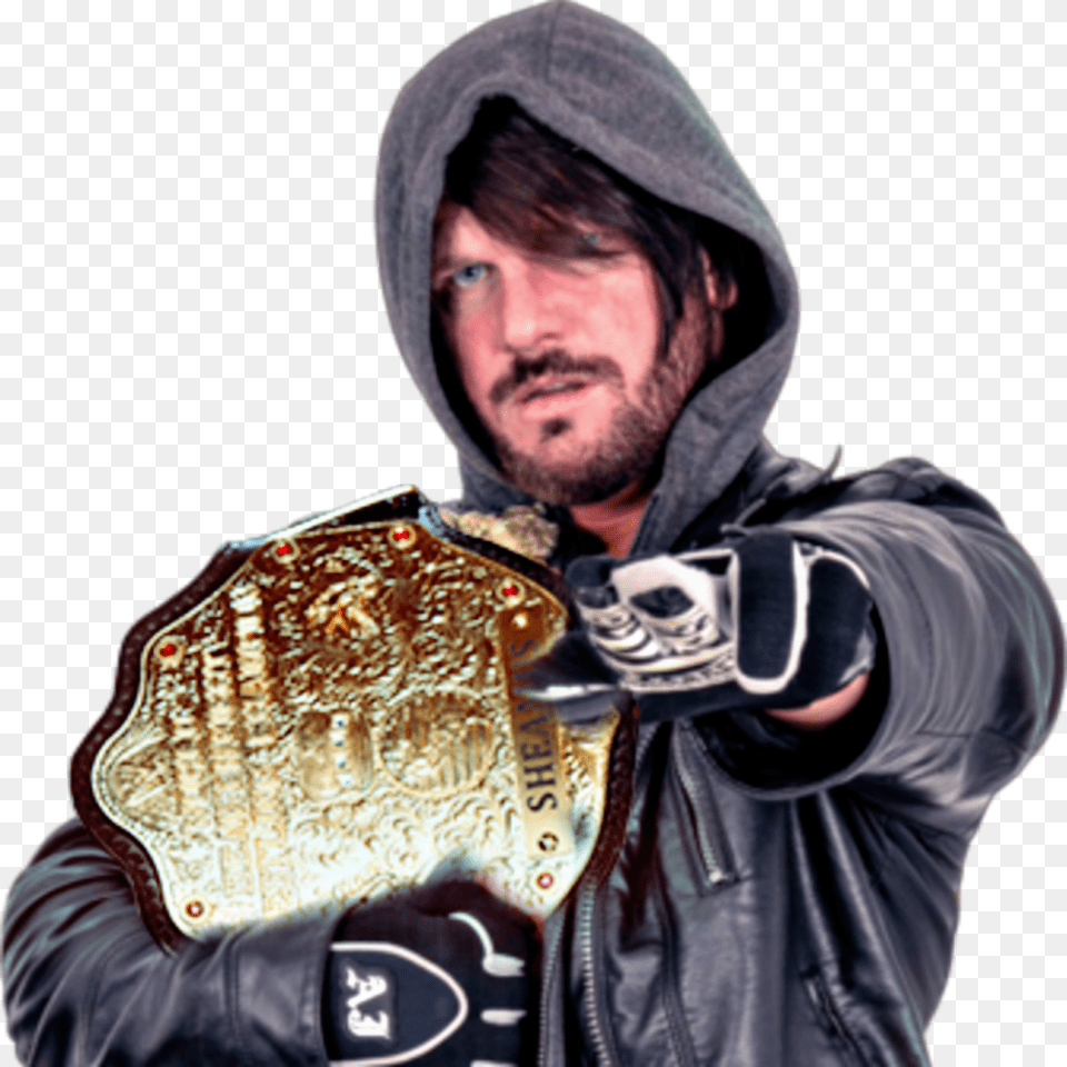Aj Styles Is The Current Iww Champion As He Defeated Aj Styles, Person, Adult, Man, Male Png Image