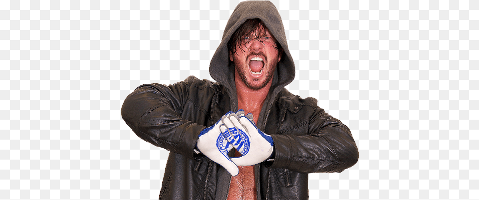 Aj Styles Picture Aj Styles Gloves Logos, Clothing, Coat, Glove, Jacket Free Png Download